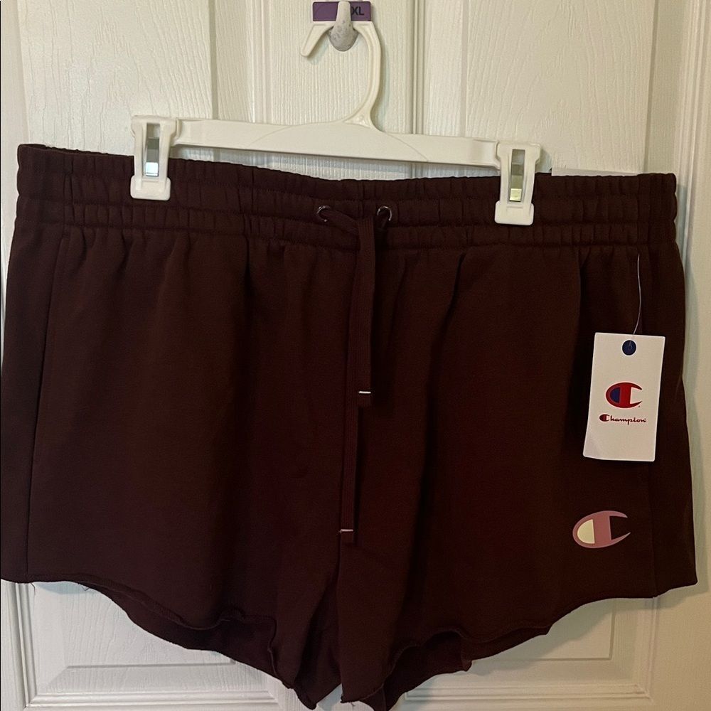 NWT-Champion 1X Women's Athletic Shorts in Chocolate Brown, Athleisure, Plus